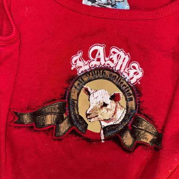 Red Tank Top LaMB Y2K - Picture 4 of 5